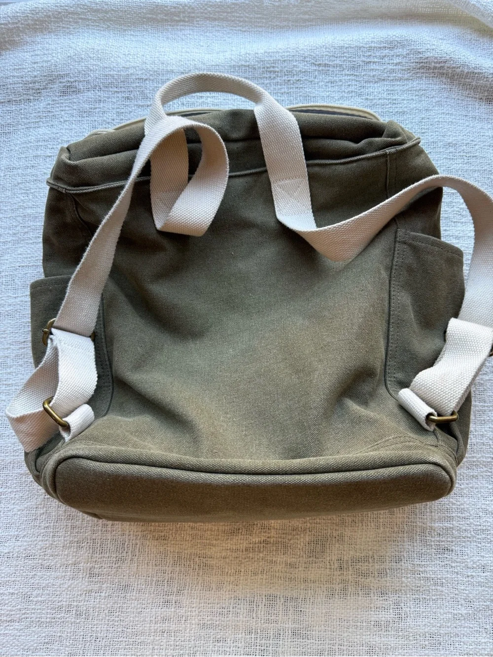 Birdling olive canvas